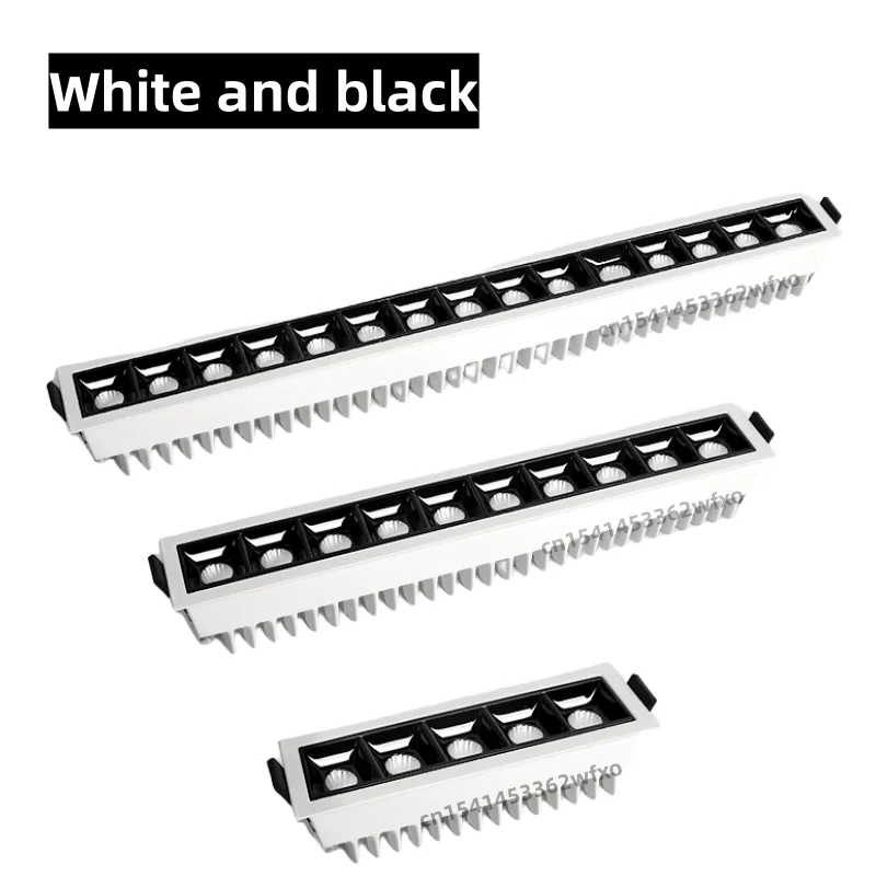 Description Picture 6 of itemEmbedded line light dimmable LED downlight ceiling light 2w4w6w10W20W30W grille light COB spot light Indoor lighting AC110V-220V