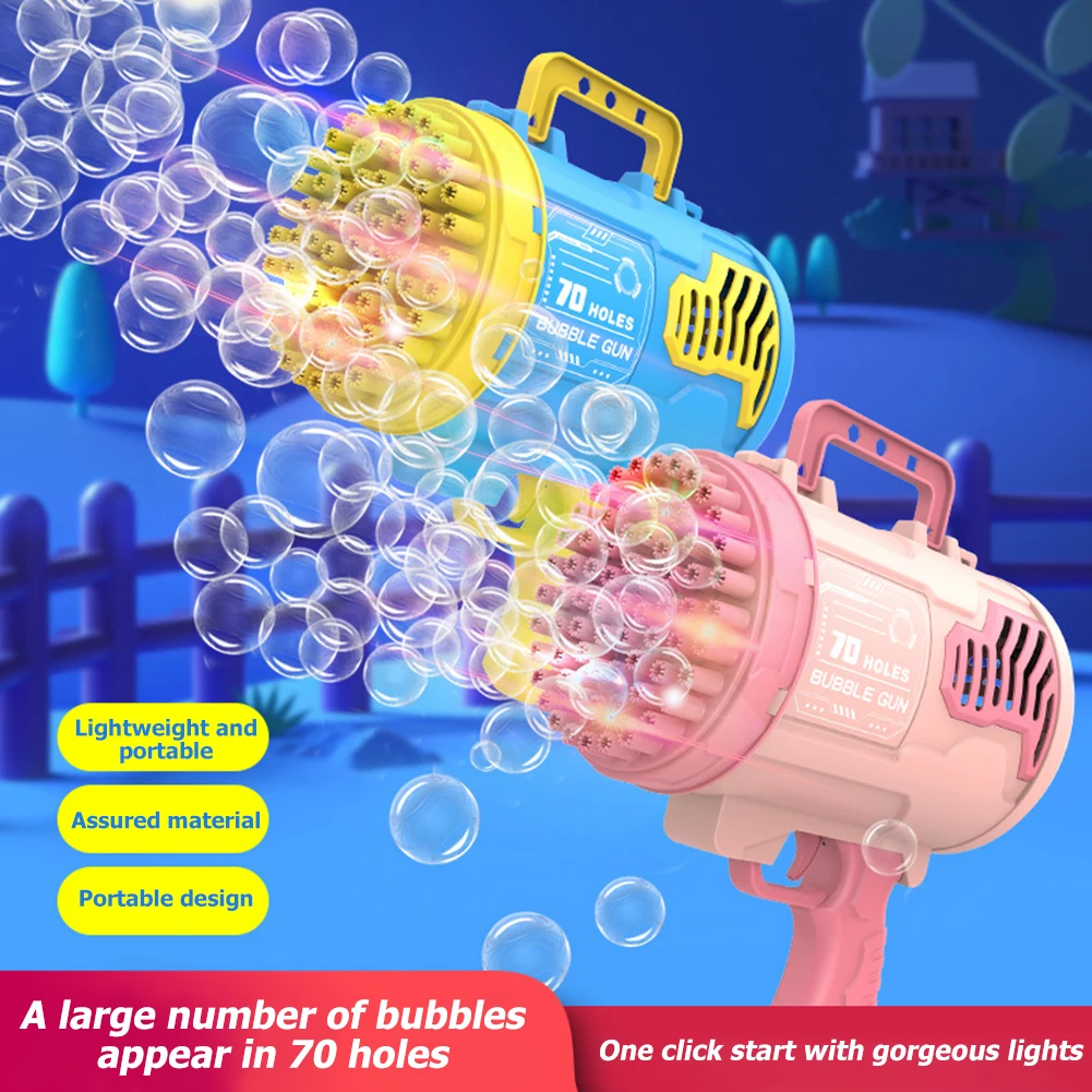 Electric Soap Bubbles Gun High Quality Kids Toy Children Funny Game Blowing Gift 