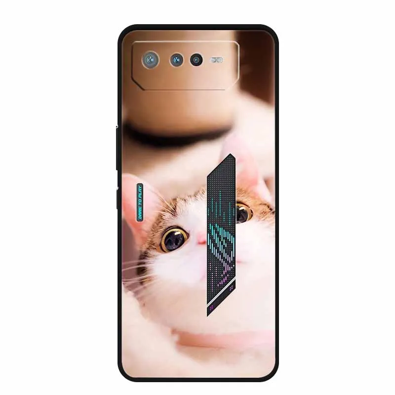 Fashion Soft TPU Silicone Back Case for Asus ROG Phone - Trendy Protective Phone Cover Bumper