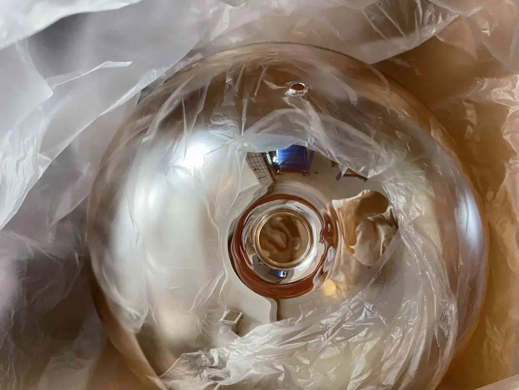Pendant Lights Pendant Lamp Chandelier Lighting Vintage Pendant Lights Rope Pendant Lamp SANDYHA Clear Ball Glass For Pendant Lamp Ball In Smoky Gass For Hanging Light Amber Glass Chandeliers