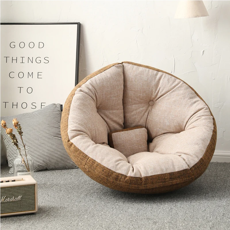 

Comfortable lazy couch single bean bag recliner small apartment bedroom cute girl tatami living room sofa