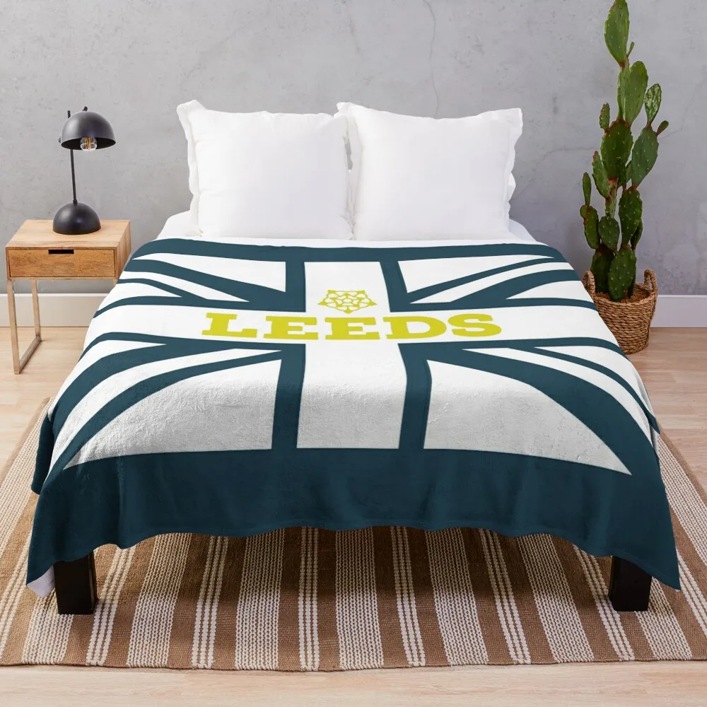 

Leeds Union Jack Throw Blanket Blankets For Bed Multi-Purpose Plaid Blankets