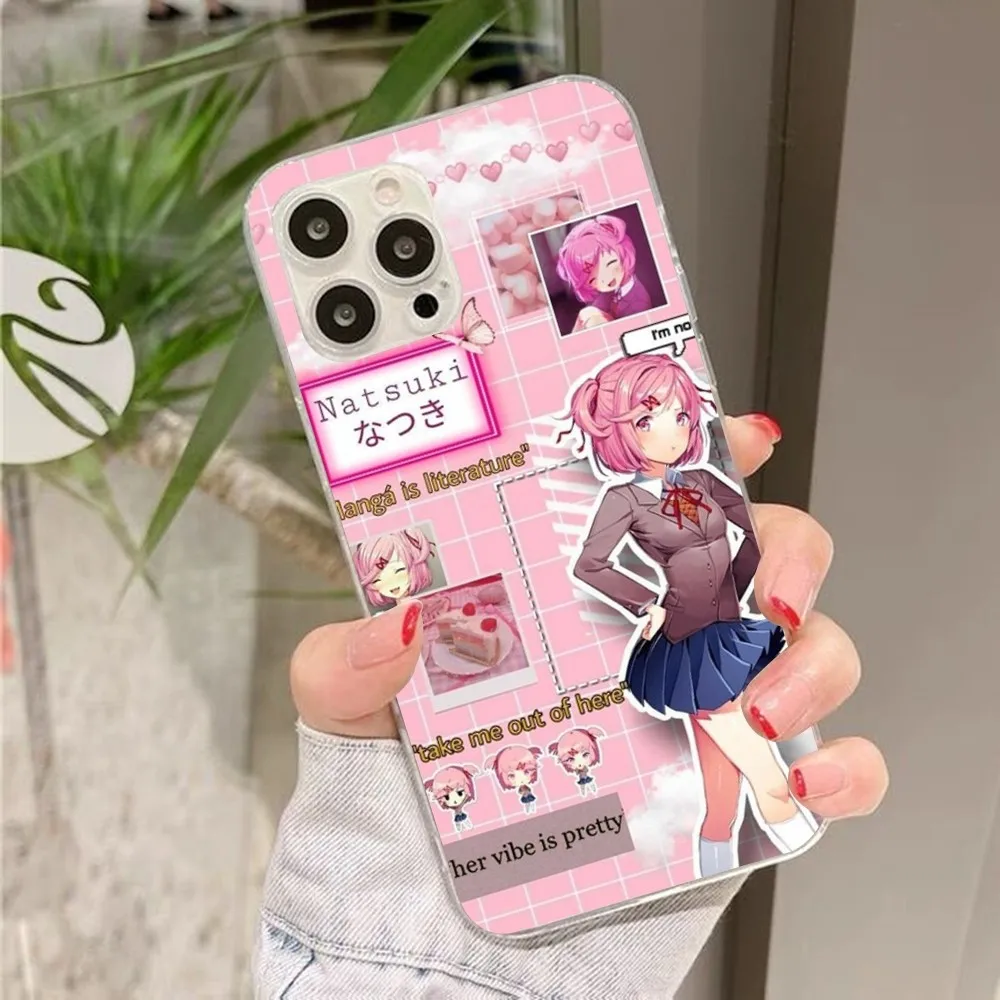 Doki Doki Literature Club Phone Case For IPhone 15 8 7 6 6S Plus X SE 2020  XR XS 14 11 12 13 Mini Pro Max Mobile Case - AliExpress