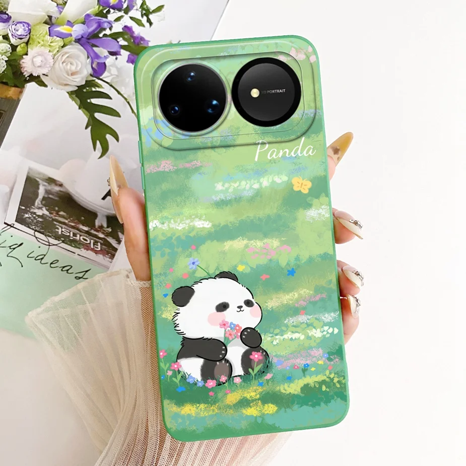 Cute Panda Duck Cartoon Soft Silicone Case