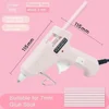 2024 New 20W Hot Melt Glue Gun Plug-In Anti-Scalding Children's Hot Silicone Gun 7Mm Glue Stick Adhesive Gluegun Small Glue Gun 5
