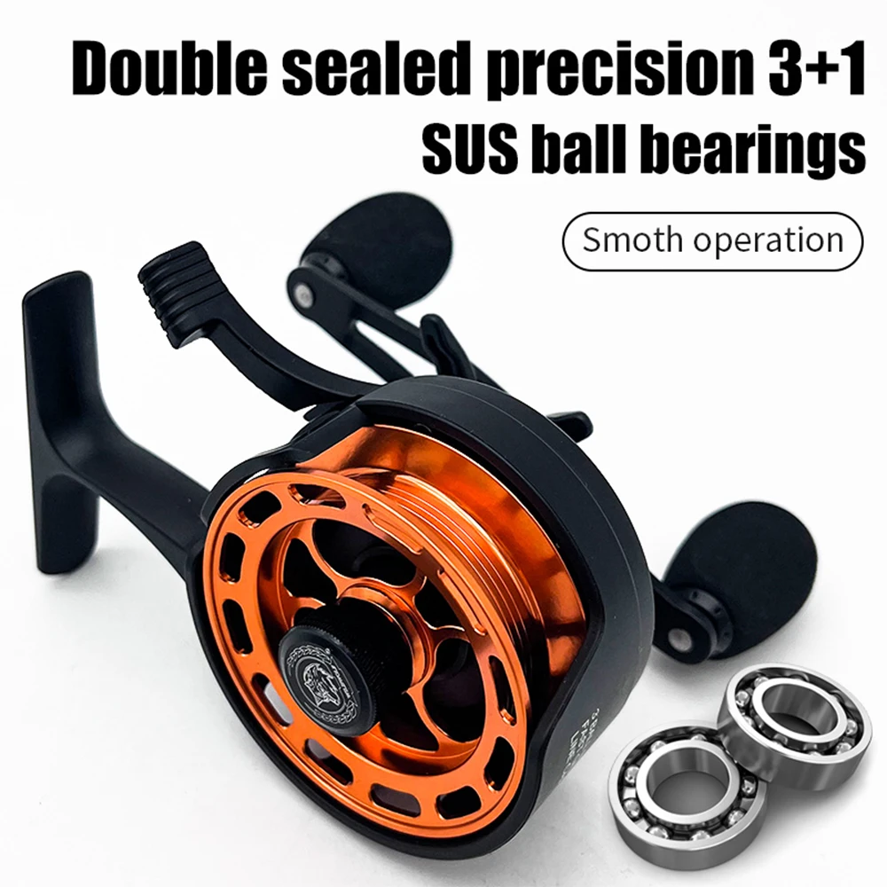 Metal Wire Cup Ice Fishing Reel