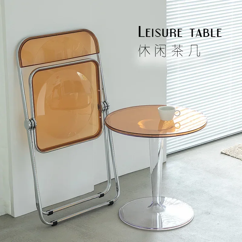 Nordic Transparent Acrylic Table Creative Crystal Acrylic Coffee for Living Room Furniture Small for Bed Side