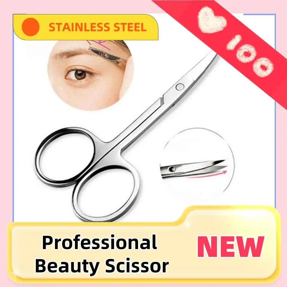 Manicure Scissors Professional Manicure Scissors Steel Precision Beauty Grooming For Nail Facial Hair Eyebrow Eyelash Nose Hair Scissor