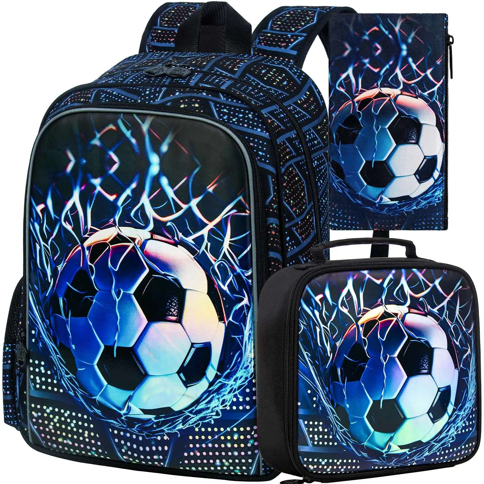 Nike Mesh Backpack Soccer Bags For Boys All-in-One Design Kids