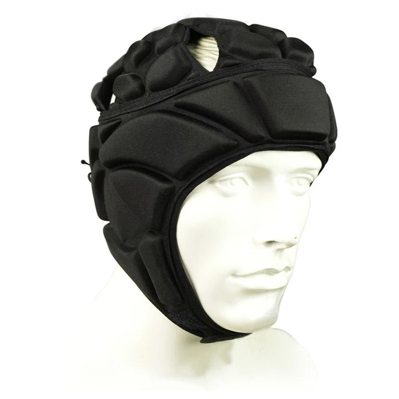 Rugby Helmet Head Guard Football Goalkeeper Head Protector Cap EVA Shockproof Headgear Soccer Goalie Headguard Hats Adult Kids