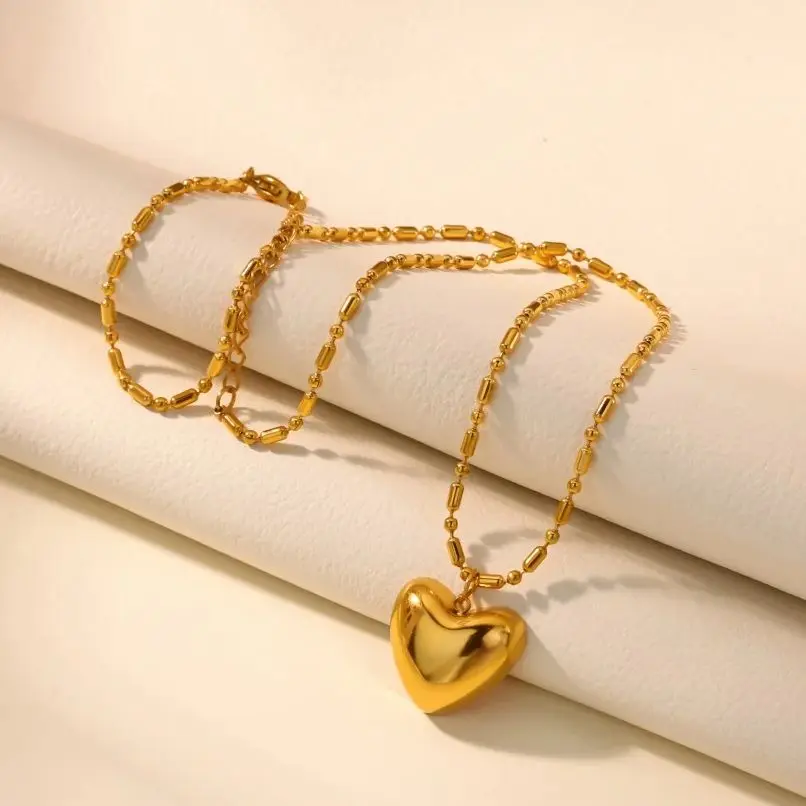 Stainless Steel Necklace Pendant Heart