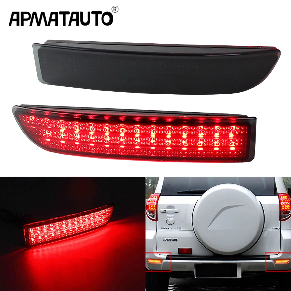 

2PCS LED Tail Light Parking Brake Rear Bumper Fog Light Lamp For Toyota Avensis Saloon 2009-2011,vensis Estate /Tourer 09-2015