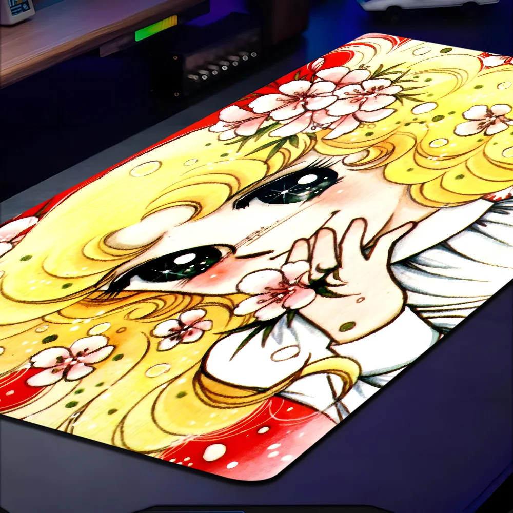 Cartoon Women's Candy Candy New Laptop Gaming Mice Mousepad Size for large Edge Locking Game Keyboard Pad 6
