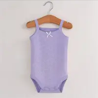 Barboteuses en fibre de coton pour bébés filles, combinaisons de batterie une pièce pour nouveau-nés, tout-petits, combinaisons d'été, vêtements blancs, tenue pour enfants, 2023 2