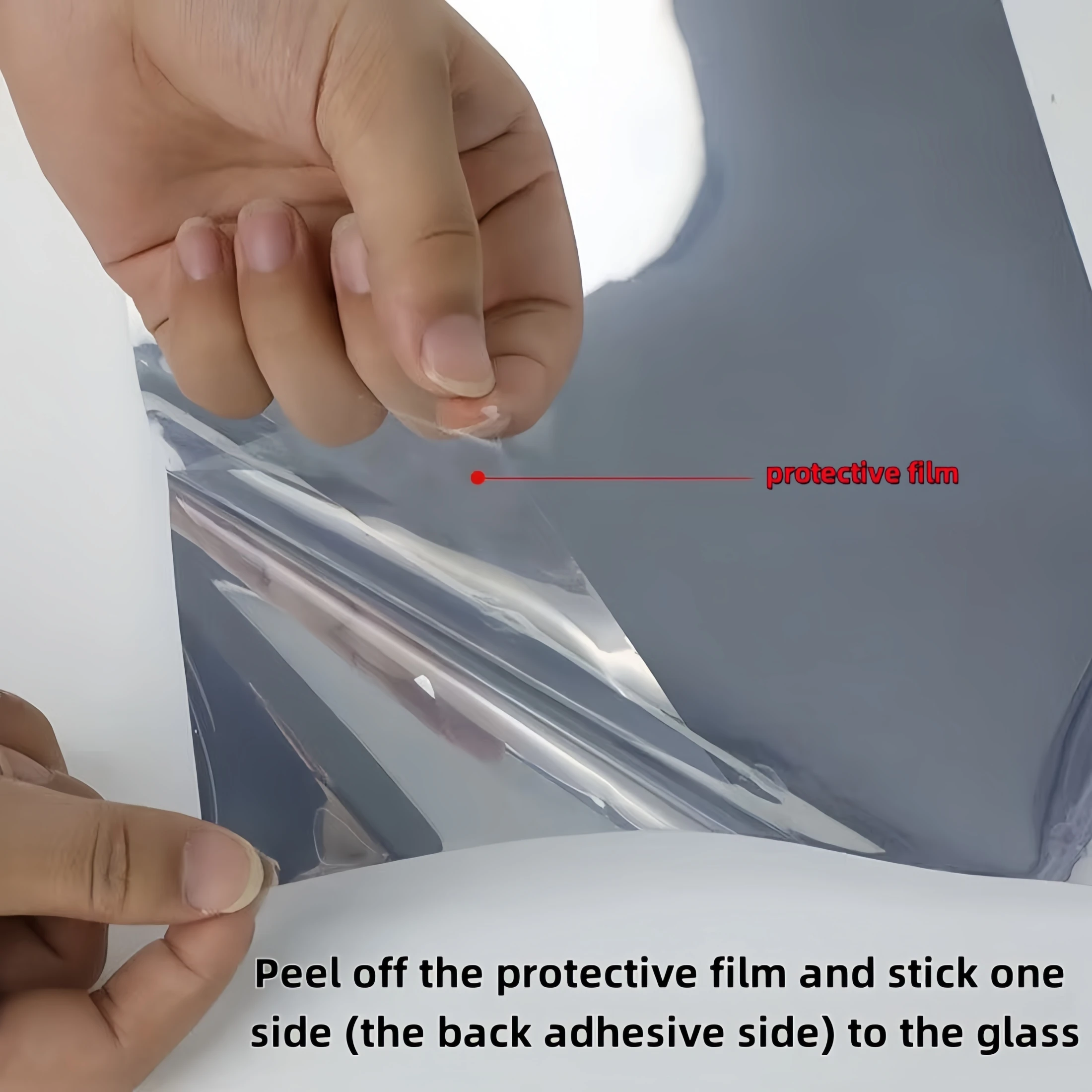Window Film One-Way Perspective Insulating Privacy Isolation 99% Uv Mirror Reflection
