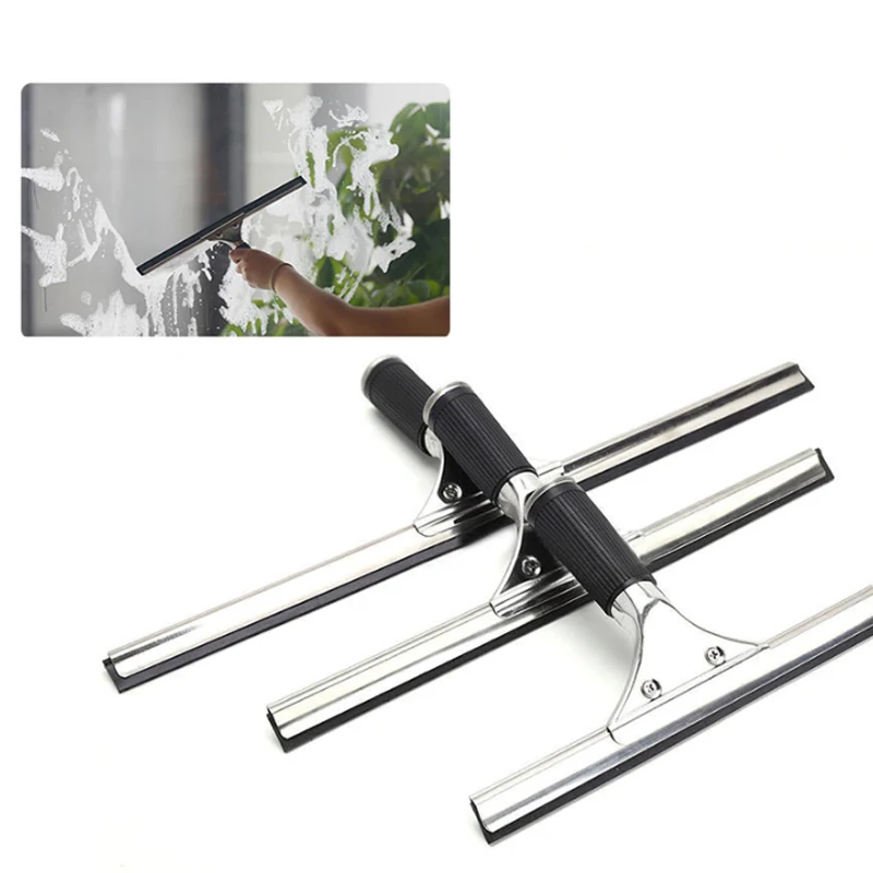 Glass Cleaning Squeegee Window Wiper 25 36 45cm Window Cleaning Tool Rubber Blade for Bathroom Shower Home Car Glass Cleaning 6