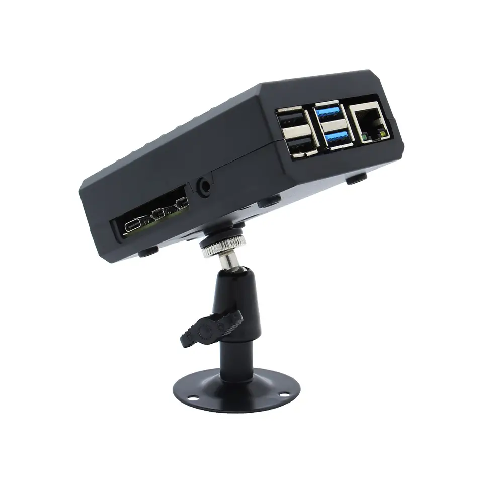 Raspberry Pi 4B 3B+ Camera Case DIY Network Camera with Metal Rotating Bracket image 3