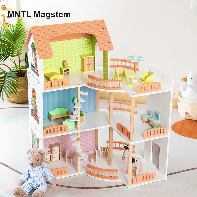 mntl-magstem-wooden-doll-house-simulation-villa-toys-for-kids-children-girls-boy-warm-happy-education-building-toys-quality-gift