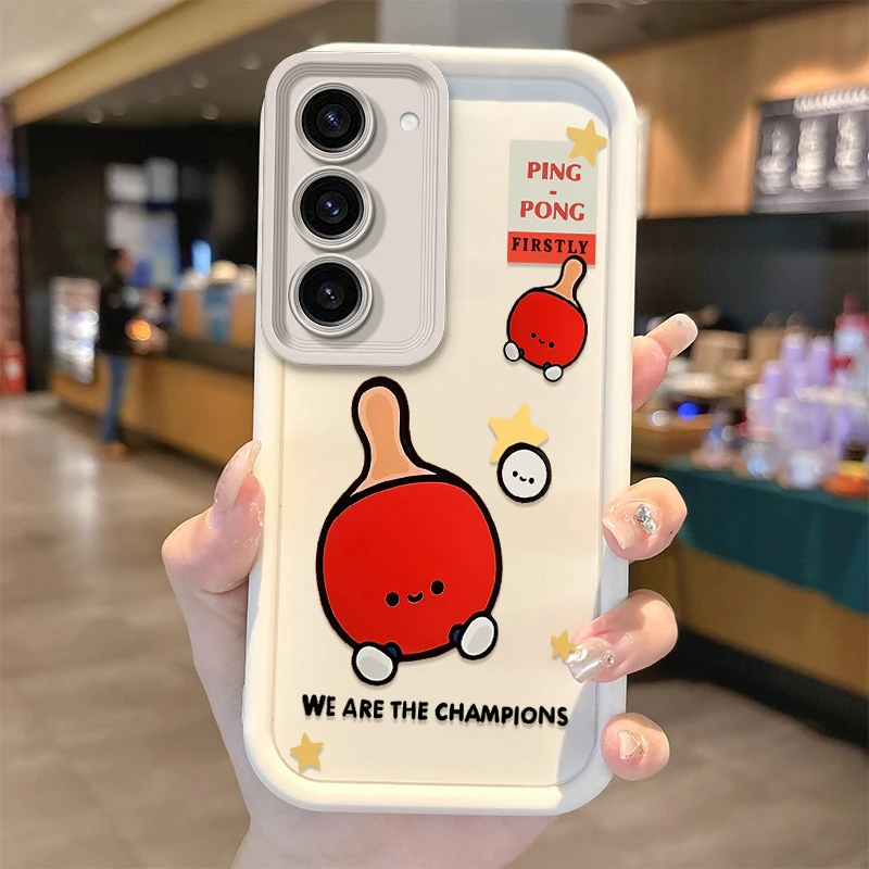 Table Tennis Cartoon Non-Slip Phone Case