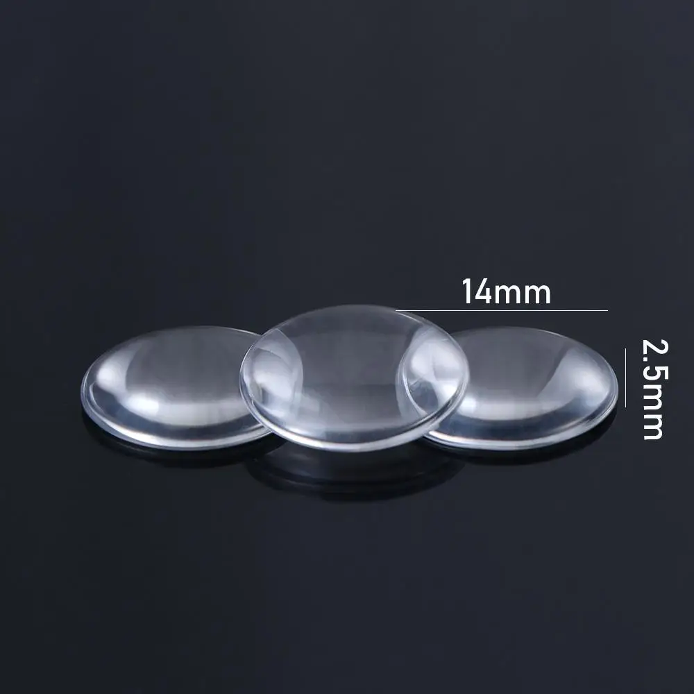 Jewelry Making 20Pcs Round Clear Glass 14mm Doll Eyeballs Blyth Doll Eyes Glass Eye Chips Doll Eye Patch Glass Doll Eyes