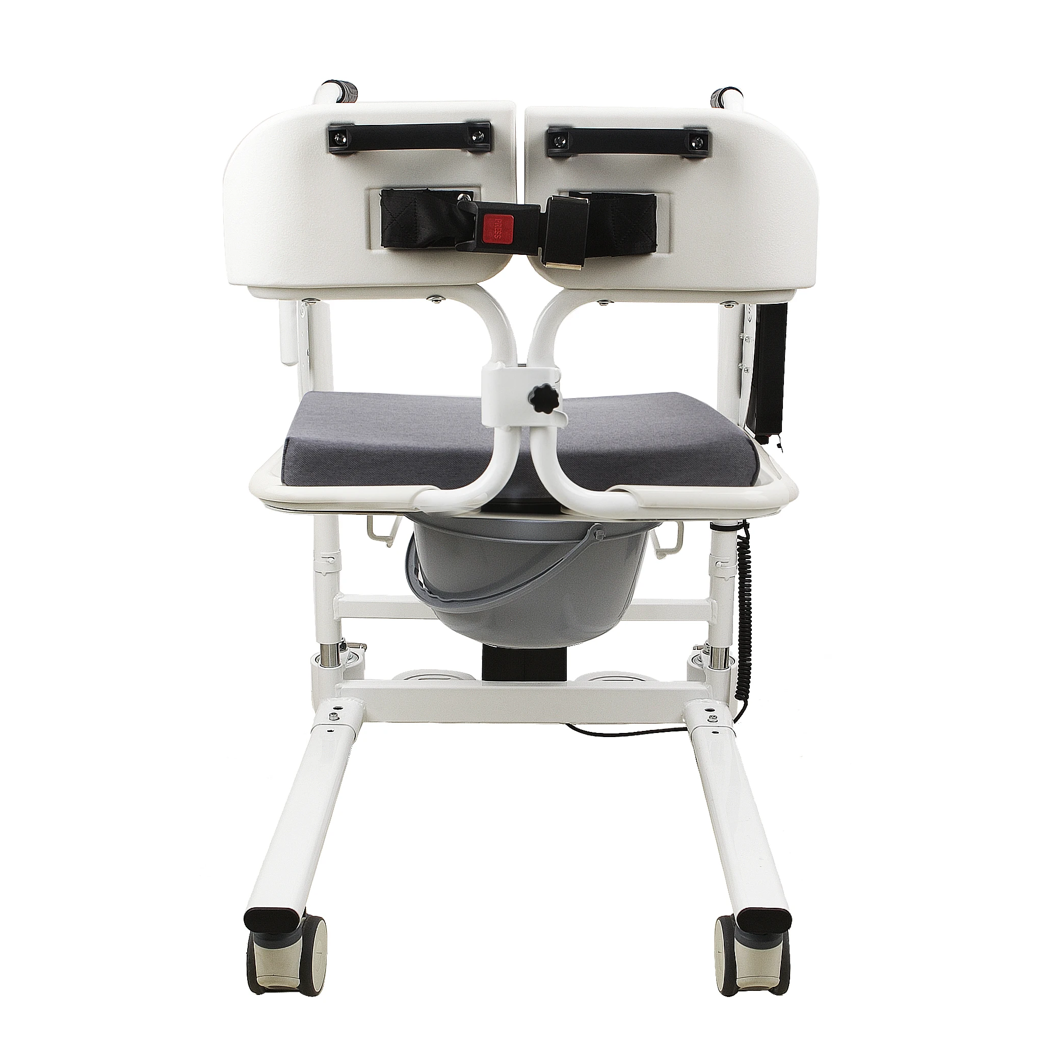 Patient Transfer Chair Lift Commode Toilet Chair 4