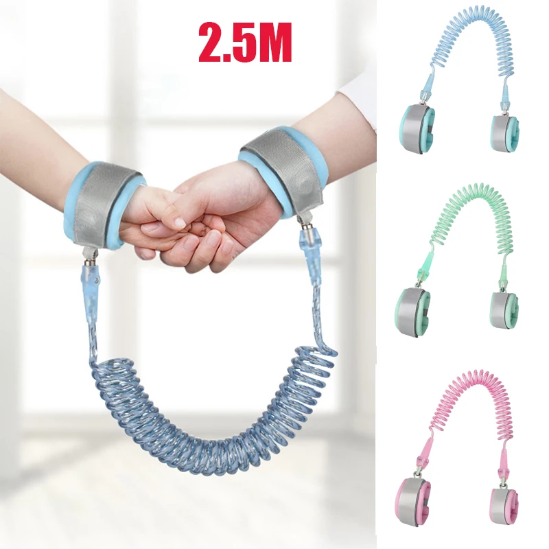 

ZK50 Rotatable Anti Lost Wrist Link Toddler Leash Safety Harness for Baby Kid Strap Rope Outdoor Walking Hand Belt Anti-lost