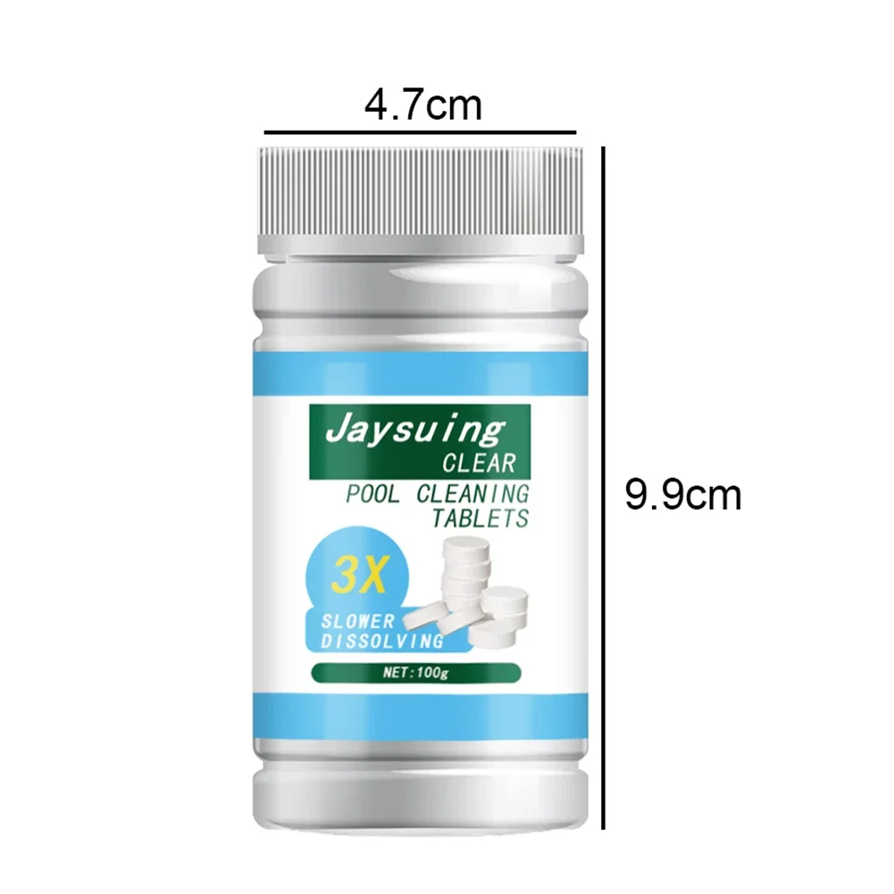 100x Purify Water Disinfection Chlorine Pills For Pool Cleaning