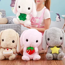 

22cm Kawaii Stuffed Rabbit Plush Toys Soft Toy Cushion Bunny Kid Pillow Doll Birthday Gift for Children Baby Accompany Sleep Toy