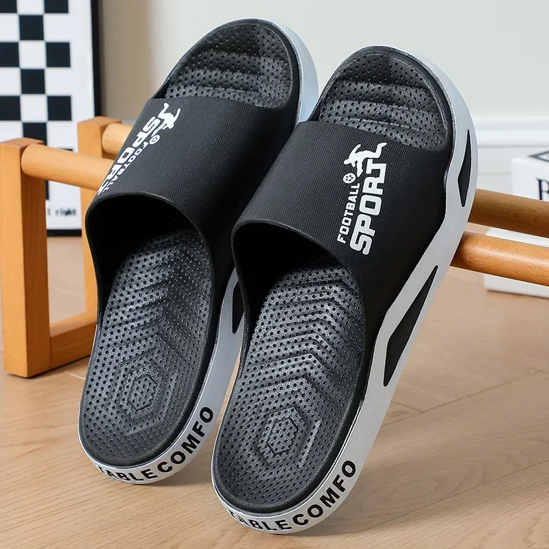 40-41-42-43-44-45 Size New Durable Soft Men's Slippers Summer Home Casual Sandals Indoor & Outdoor Non-slip Thick of Slippers