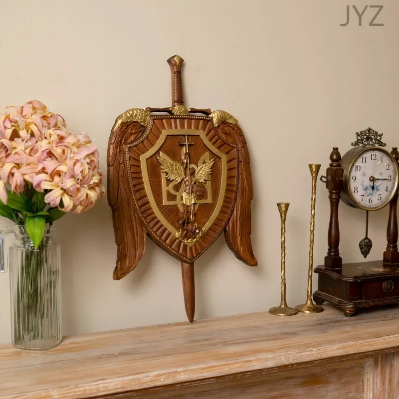 Holy Sword Archangel Michael Wood Carving 4