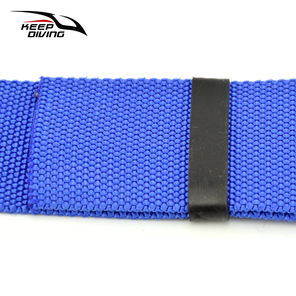 다이빙 유지 5PCS 고무 고정 밴드 5CM 웨빙 웨이트 벨트 32MM 내경 스쿠버 다이빙 윙 백 패드 액세서리