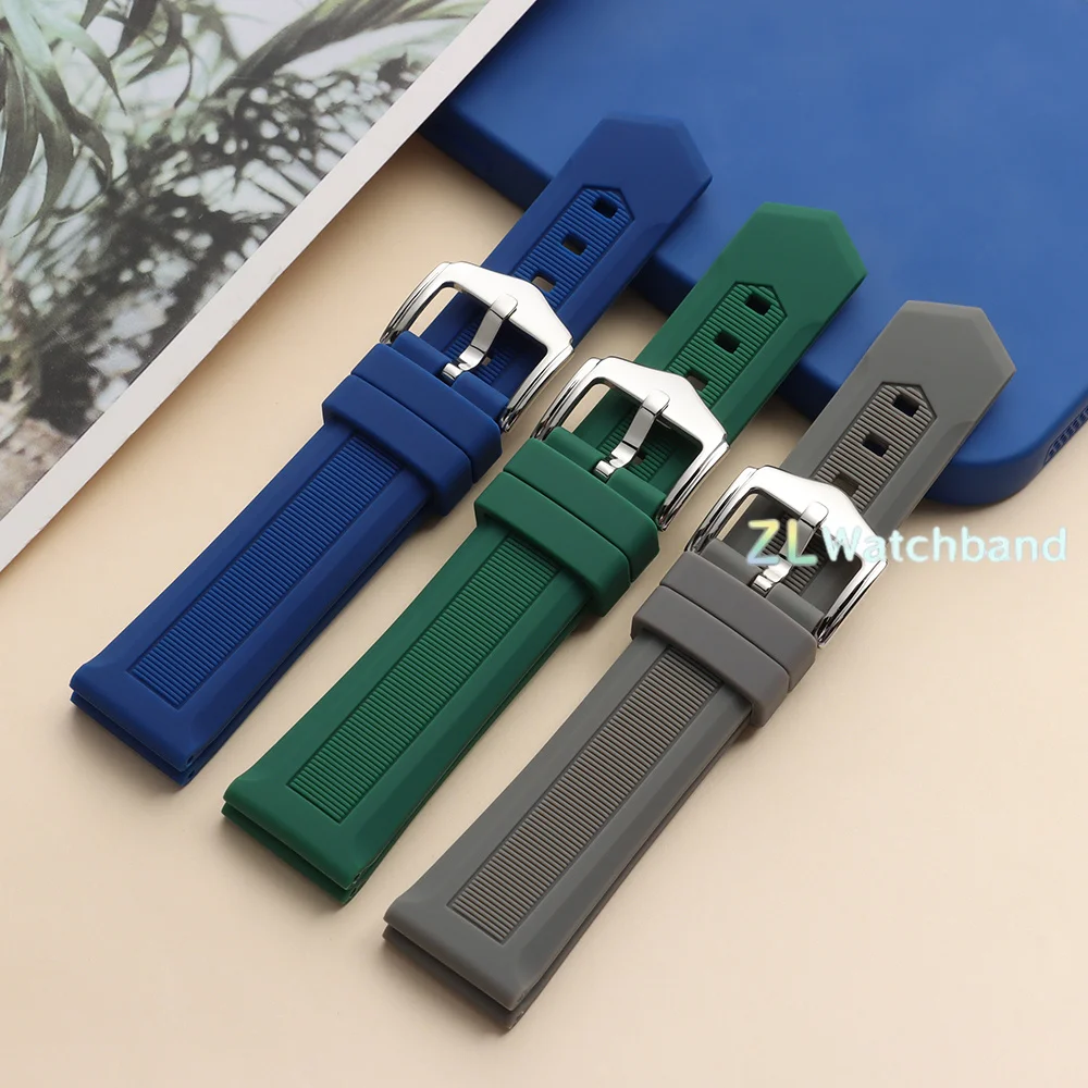 Versatile Silicone Sport Watch Strap - Waterproof Rubber Band