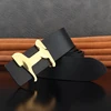 High grade Stainless steel horse slide buckle men belts 3.8cm wide genuine leather Waistband cowboy casual ceinture homme