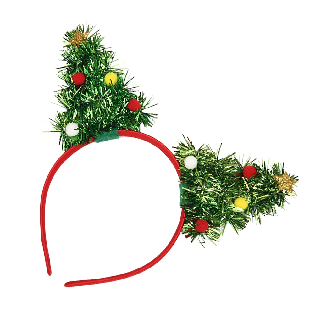 

Hair Bands Christmas Tree Headband Decorative Headdress Lovely Hoop Shape Accessories