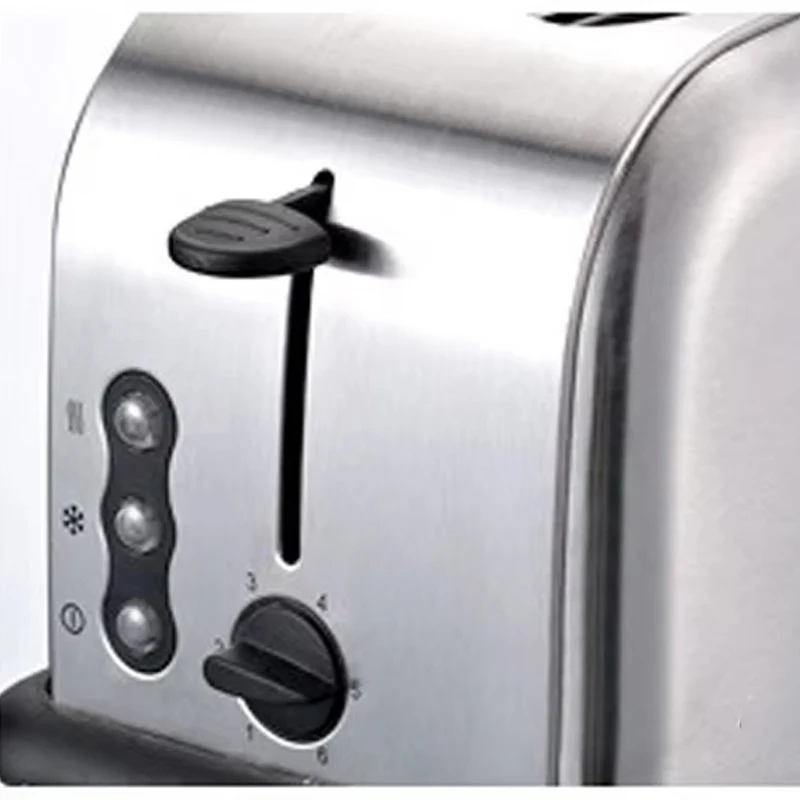 PBOBP 2 Slices Bread Toaster For Sandwiches Waffles Extra Wide Slot Toasters Electric Kitchen Double Oven 120V Mini Toaster 6