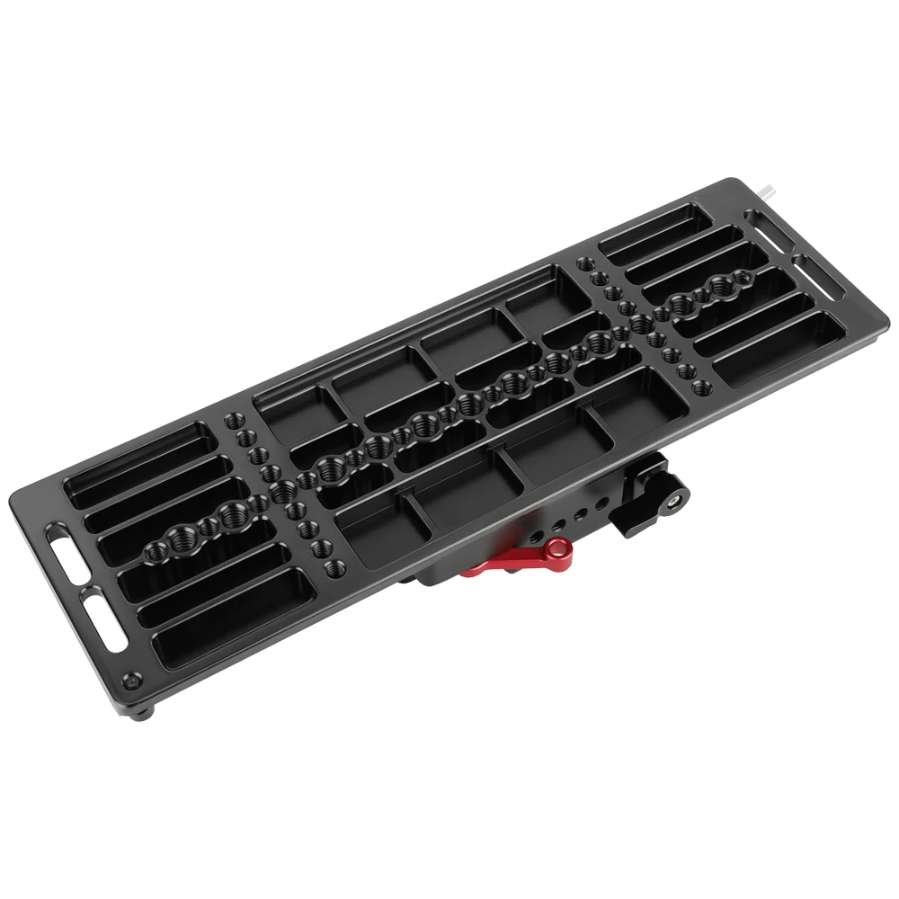 Standard ARRI 12inch Sliding Dovetail Plate and Quick Release Baseplate with Dou