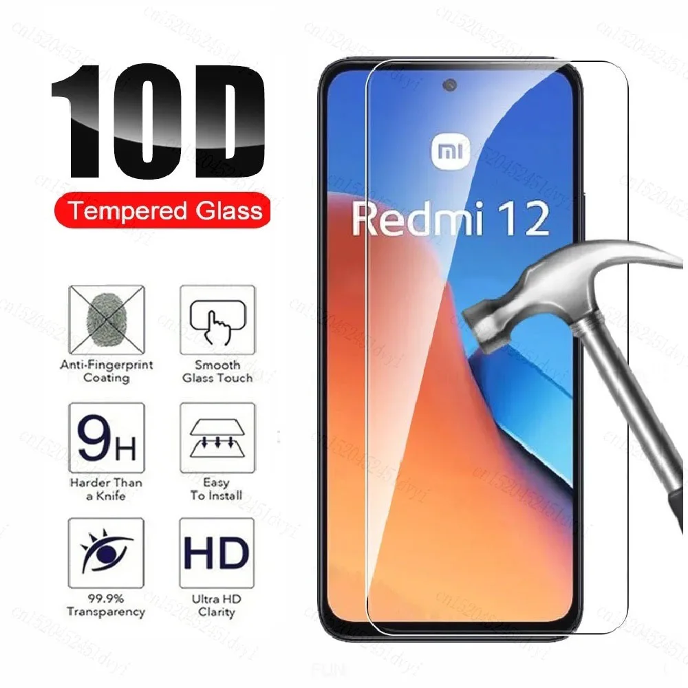Pellicola salvaschermo 3D per XIAOMI REDMI 10 5G, Nero, Vetro temperato, Copertura Completa, Pellicola Protettiva Protezione Schermo, 3D / 4D / 5D
