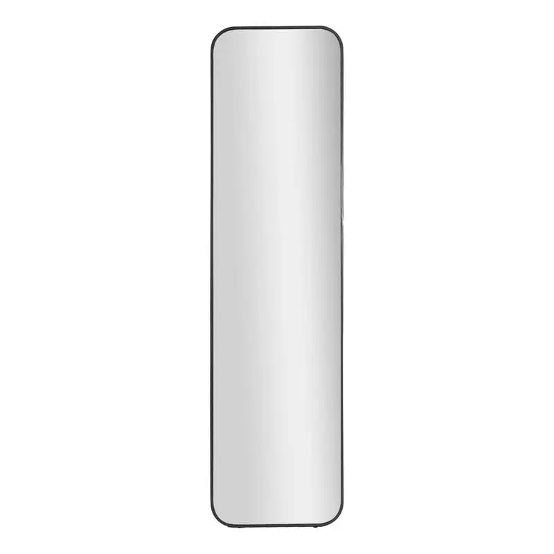 

Metal LED Floor Full Length Long Mirror with Easel, Remote, and USB Cable - 66