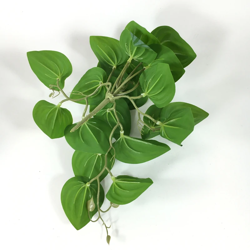 Artificial Plants Terrarium Vine Wall Hanging Flower Rattan Simulation Plastic Leaf Green Grass Home Decor