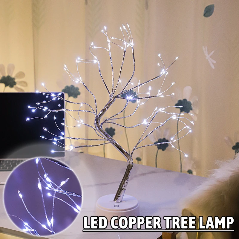 

108 LED Tabletop Creative Bonsai Lighted Tree Table Tree branch bendable DIY Lamp Lantern Night Light Home Art Decoration