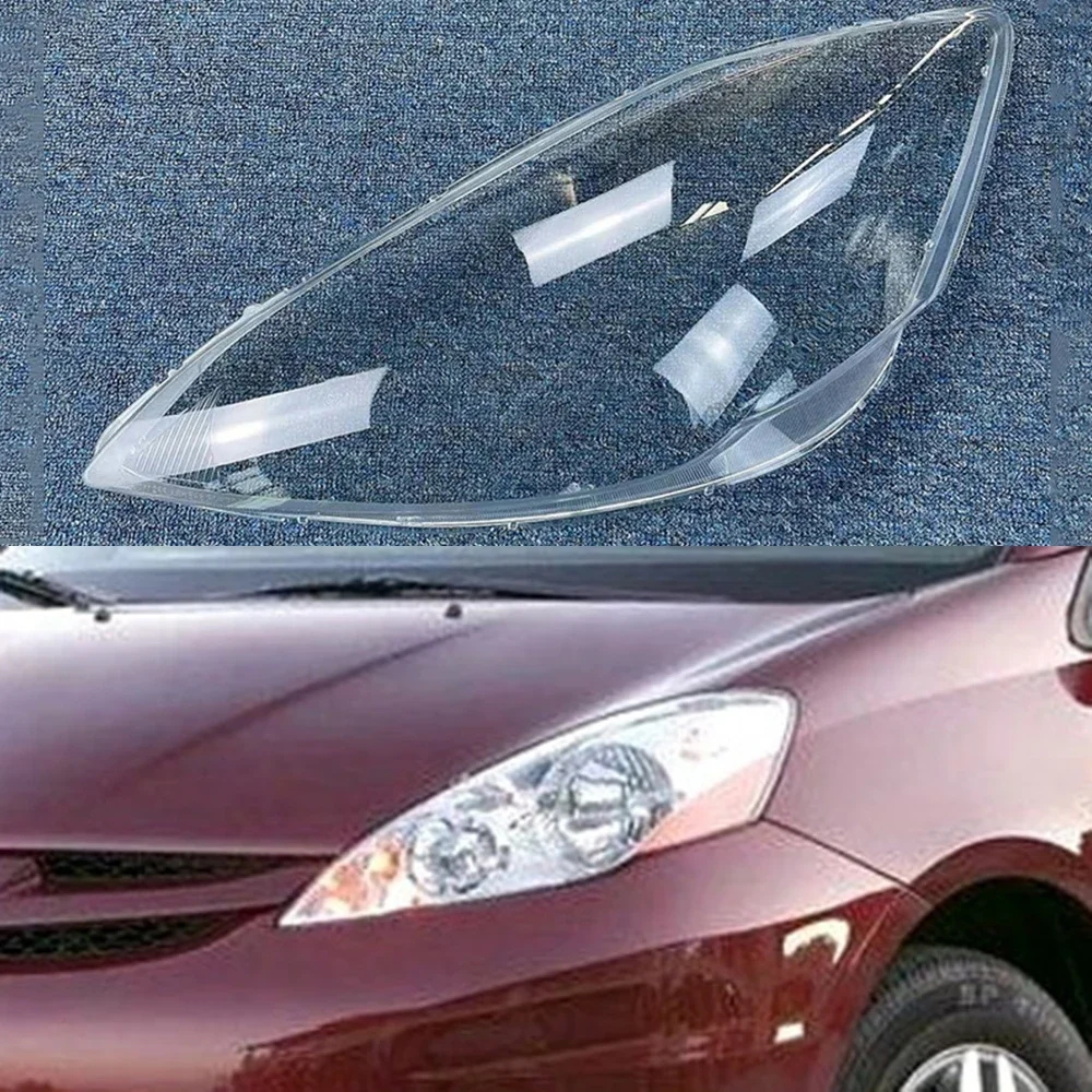ForToyotaSiennaCarFrontGlassLensLampShadeShellTransparent