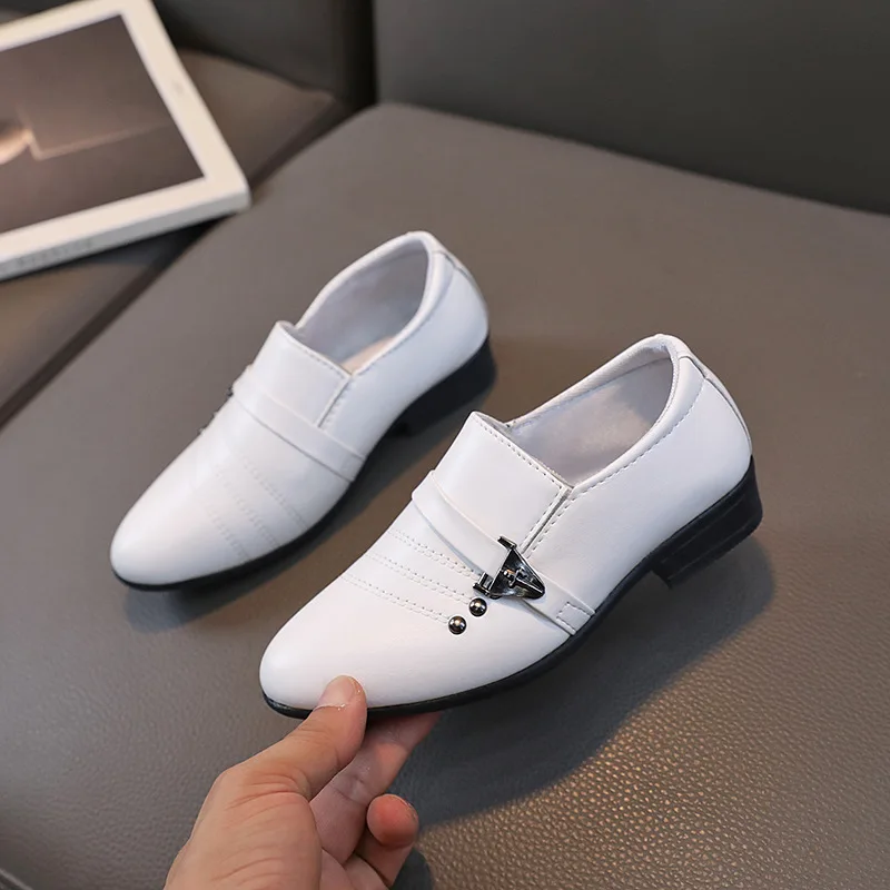 Boys Black Dress Loafers 2