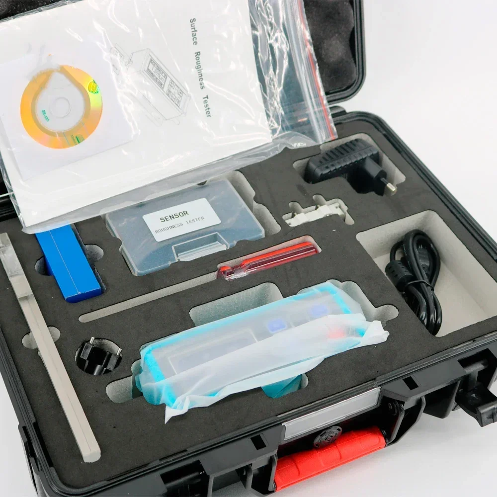 KR210 Portable Surface Roughness Meter Digital Surface Roughness Tester for 14 Parameters