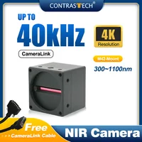 High Sensitivity 4K RGB+NIR 400-1100nm 40kHz Cameralink Color Line Scan Infrared Camera for  Web Inspection 2