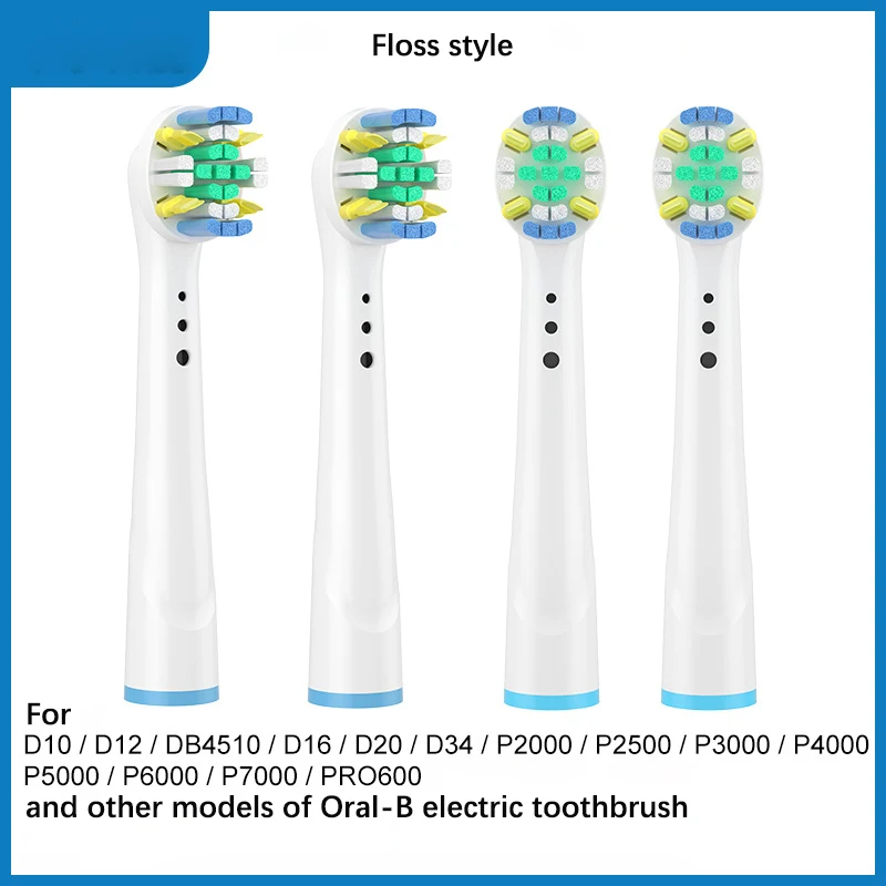 4Pcs/Set Electric Toothbrush Heads Replaceable Brush Heads For Oral B Tooth Brush Hygiene Clean Brush Head Refills