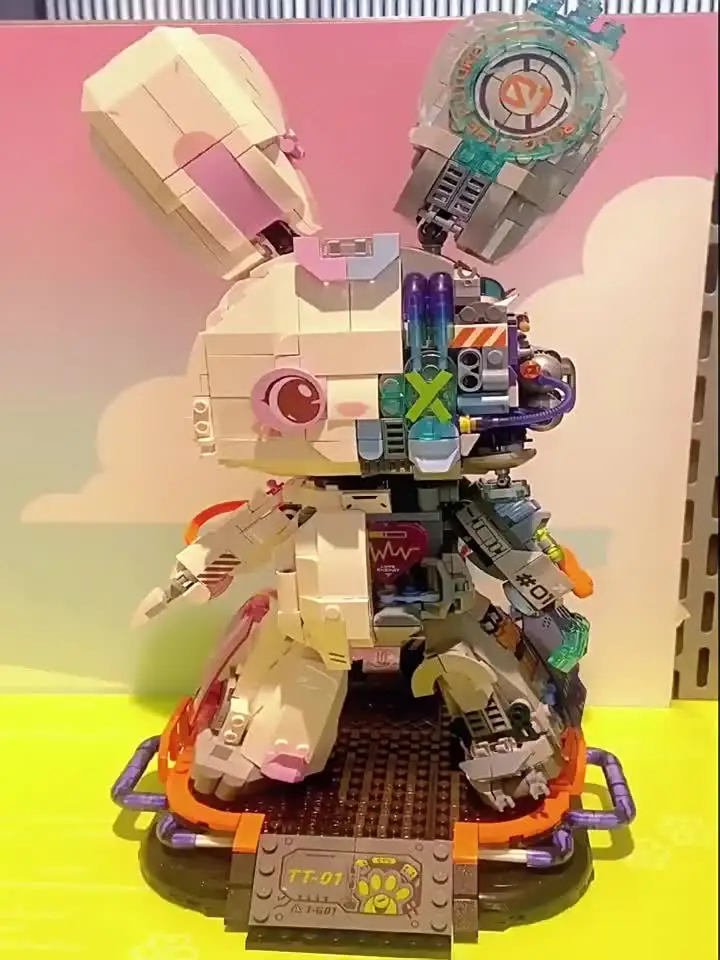Toptoy Chinese Building Blocks Rabbit Breaks The Future
