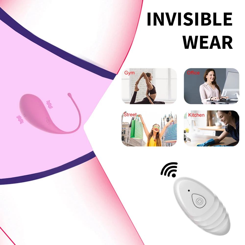 Sex Vibrierendes Ei Spielzeug Vibratoren für Frauen 10 Geschwindigkeiten Liebe Ei Wireless Remote Dildo Anal Klitoris Stimulat_voghion.com