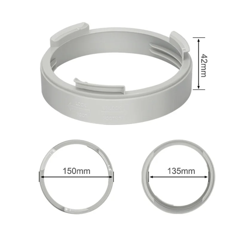 B59B-Air Conditioner Accessories Window Slide Kit Plate Window Adapter Tube Adapter Exhaust Hose Connector For Portable