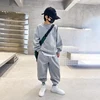 5-14 Years Teenager Boys Clothing Sets Spring Autumn New Fashion Letter Sweatshirt + Pants 2Pcs Tracksuit Suits For Kids Clothes 4