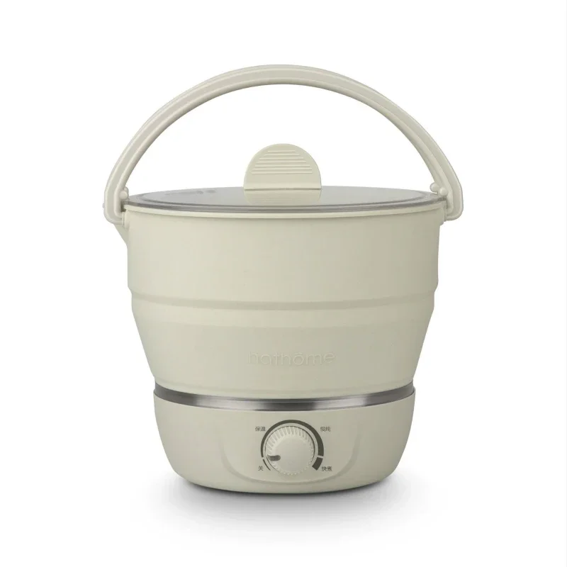 Foldable electric Hot pot portable multifunctional electric stew pot dual voltage travel kettle